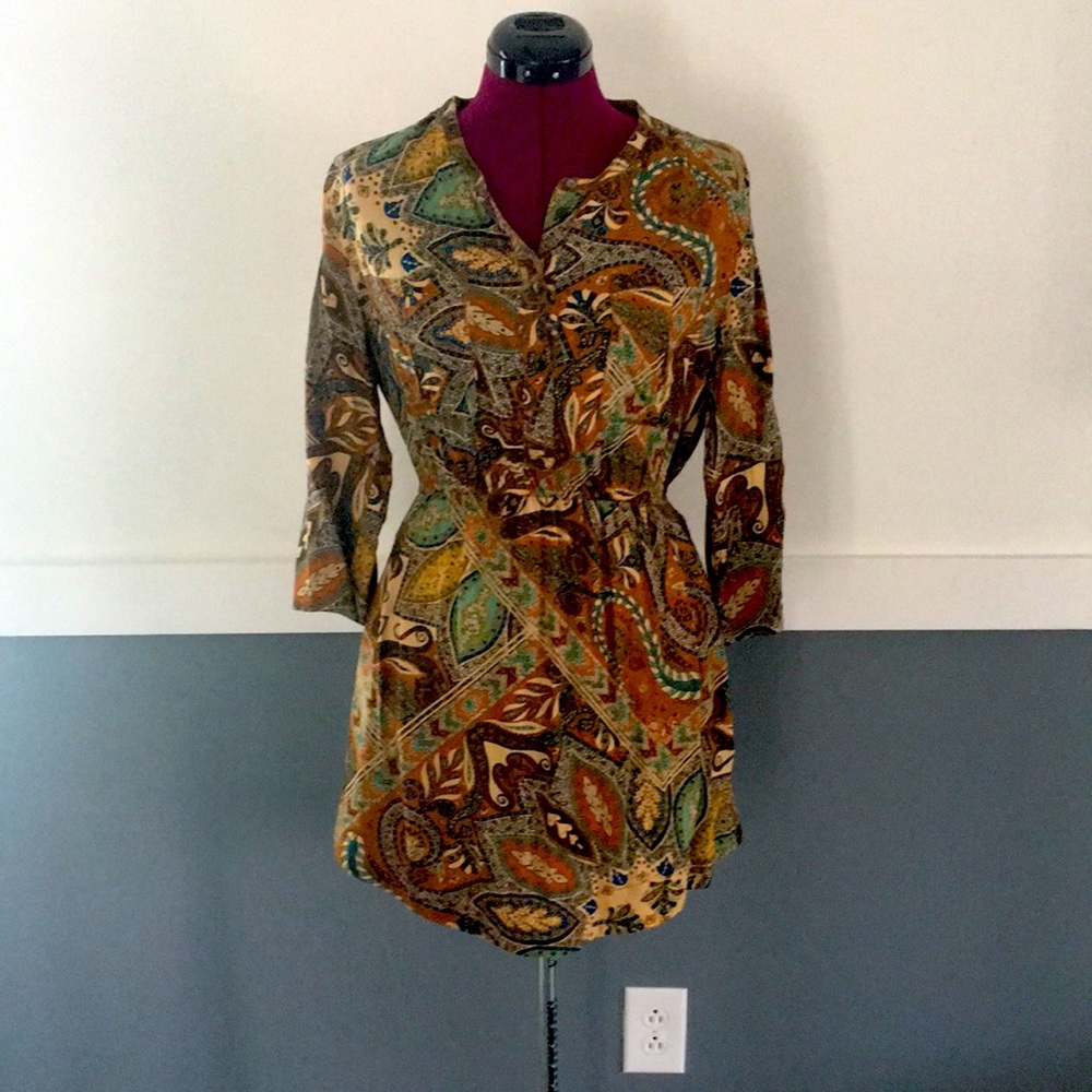Holding Horses Paisley Dress Sz 6 w/ Pockets